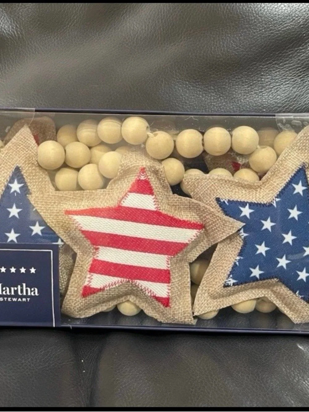 Martha Stewart Patriotic Stars Garland - Patriotic Martha Stewart Stars Garland